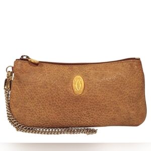 Cartier Must De Cartier Leather Clutch/Wristlet